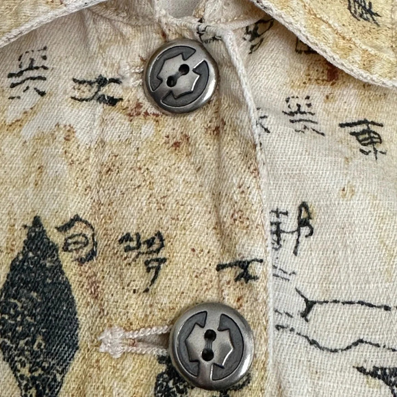 CHICO’S DESIGN Linen Top Blend Western Vibes Sleeveless, Size Medium - Picture 13 of 15